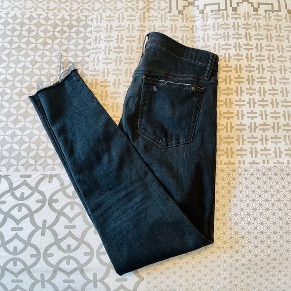 Womens Joe Black Denim jeans with frayed hem and lots of stretch - Picture 4 of 14